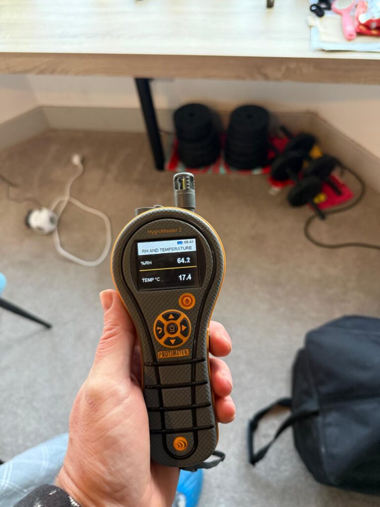 regal property services black spot mould manchester hygrometer